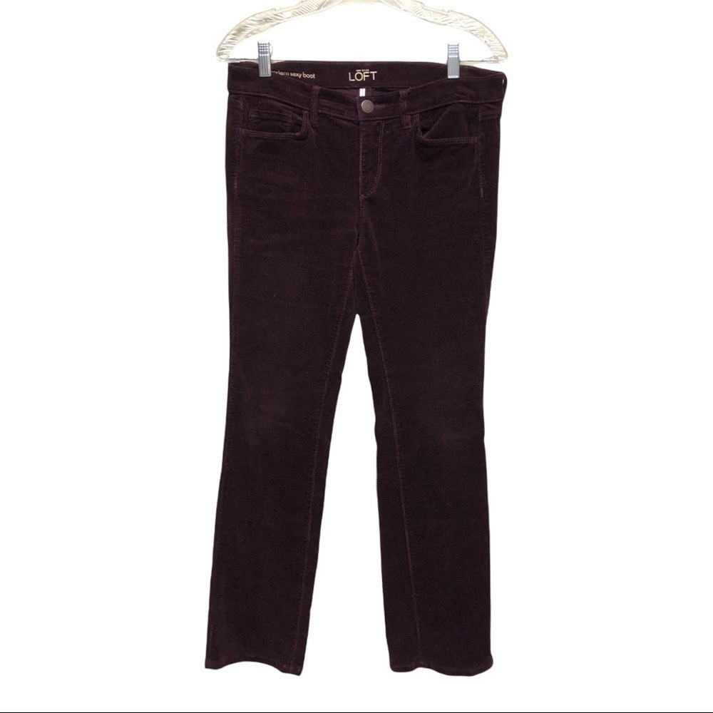 Loft Modern Sexy Boot Corduroy Pants Size: 6